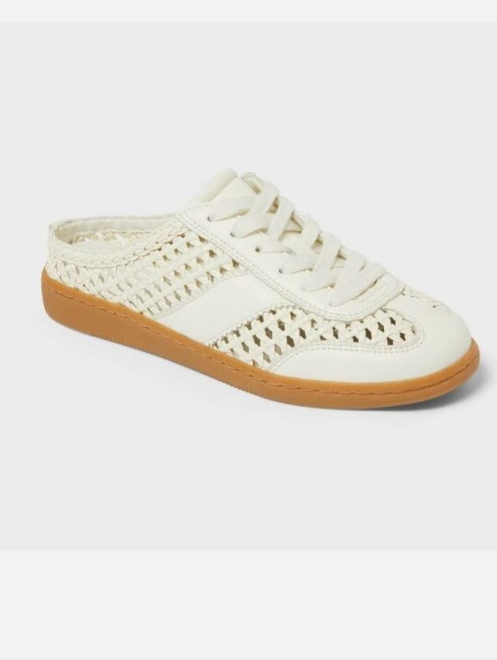Universal Thread Off-White Woven Slip-on Sneaker